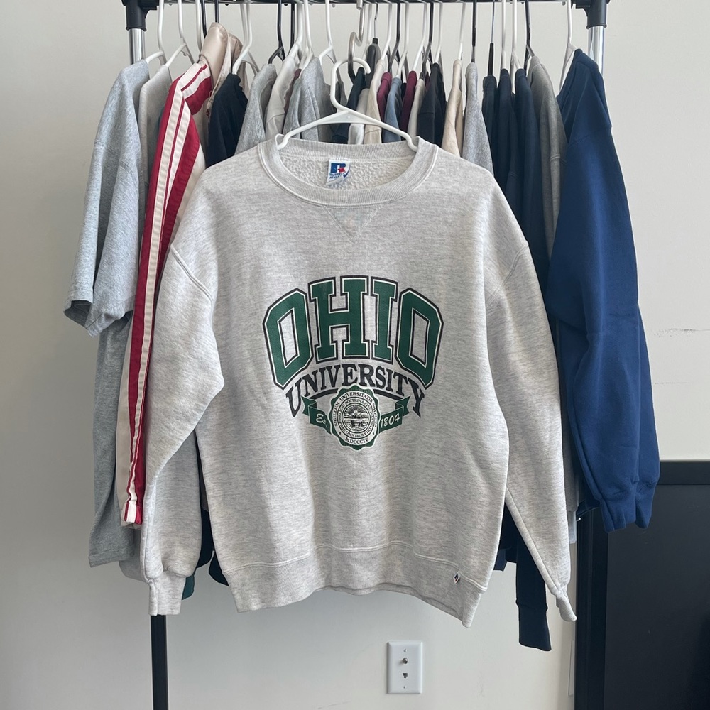 Vintage Russel Ohio University Sweater | XL